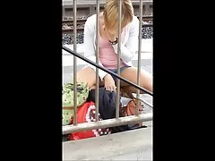 Uns până blond pervers riku hinano păsărică fondled